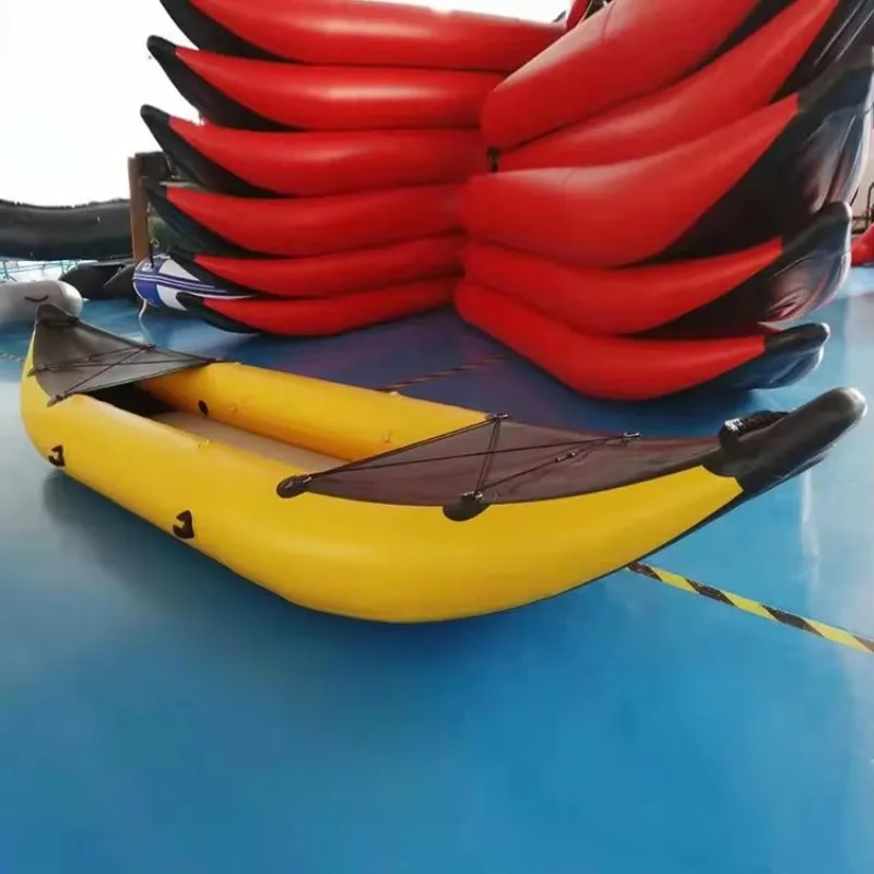2026 Rowing Pedal Kayak Heavy Duty Pvc Material River Sea Fishing Boat Inflatable Kayak Boat