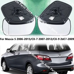 For Mazda 5 2005-2010/ CX-7 2007-2012/ CX-9 2007-2009 Rearview Mirror Lenses Exterior Side Reflective Glass Lens With Heating