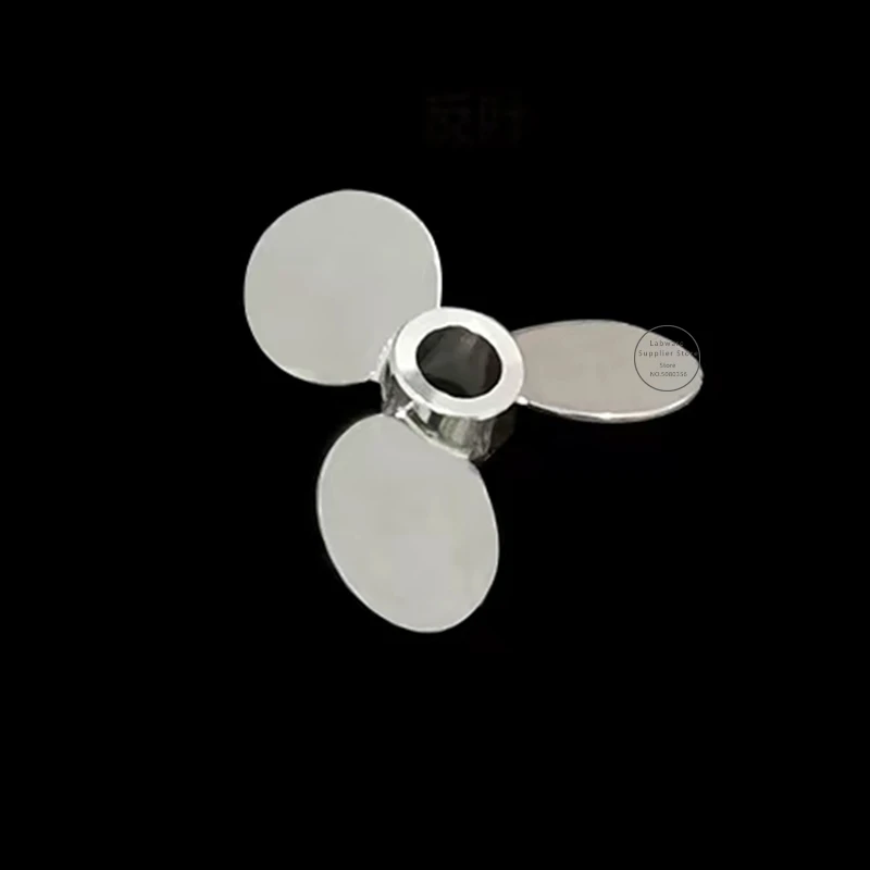 1pcs DIA60mm to 200mm stainless steel stirring blade Laboratory three-leaf screw - driven agitator paddle