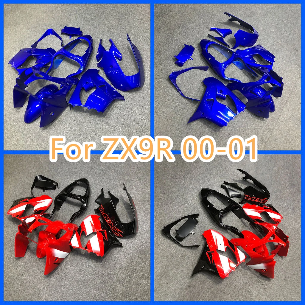 New ABS Plastic Motorcycle Fairing Kit for 2000 2001 ZX9R KAWASAK ZX-9R 00 01 ZX 9R 100% Fit Injection Body Rebuilding Bodywork