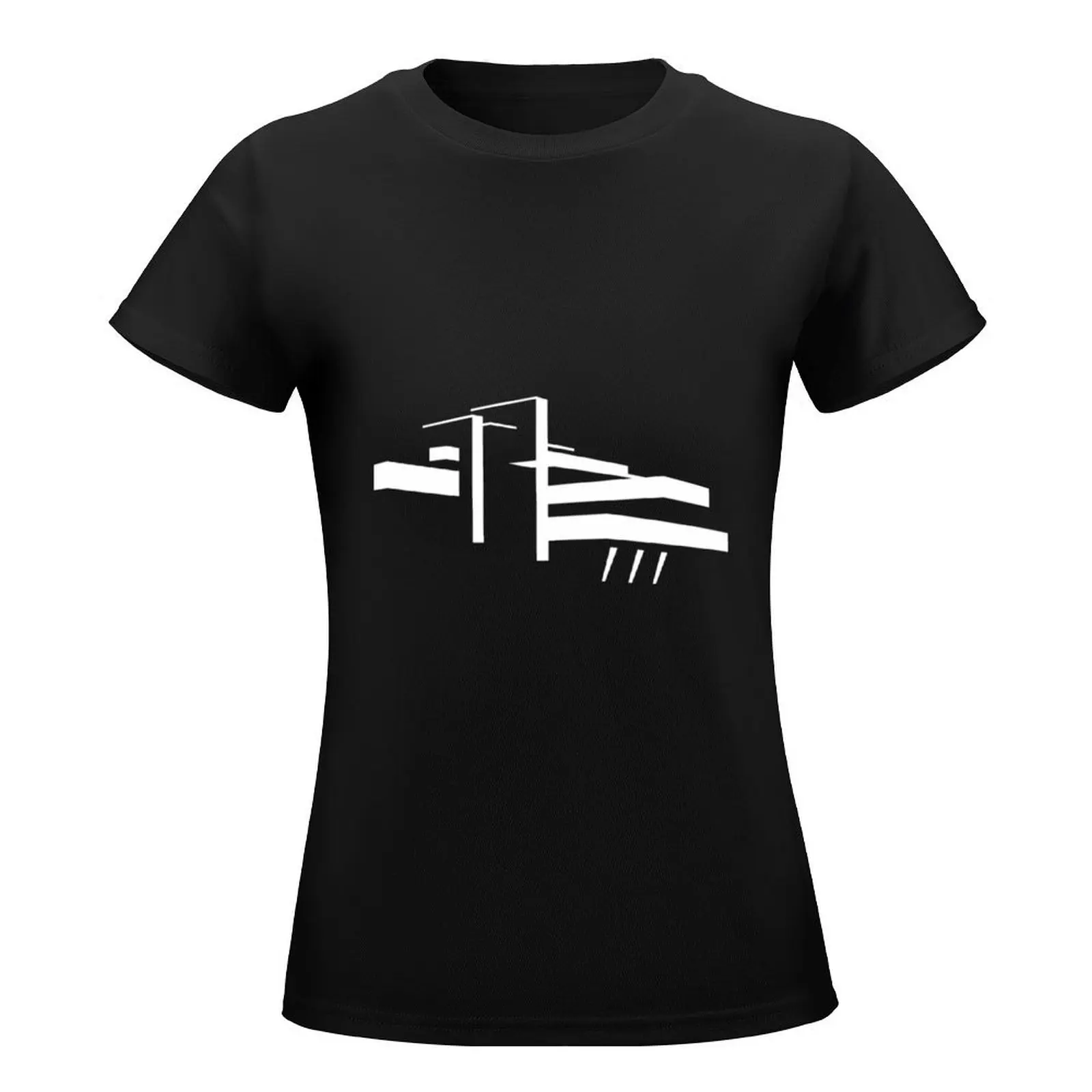 Iconic House for Architects \t T-Shirt sports fans plain Woman clothes