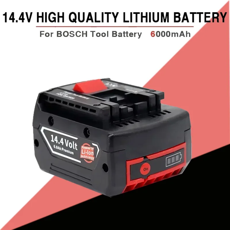 

‌Original Bosch BAT614G 14.4V 6.0Ah Li-Ion Replacement Battery for GBH/GDR/GSR/DDS180 Power Tools+Fast Shipping