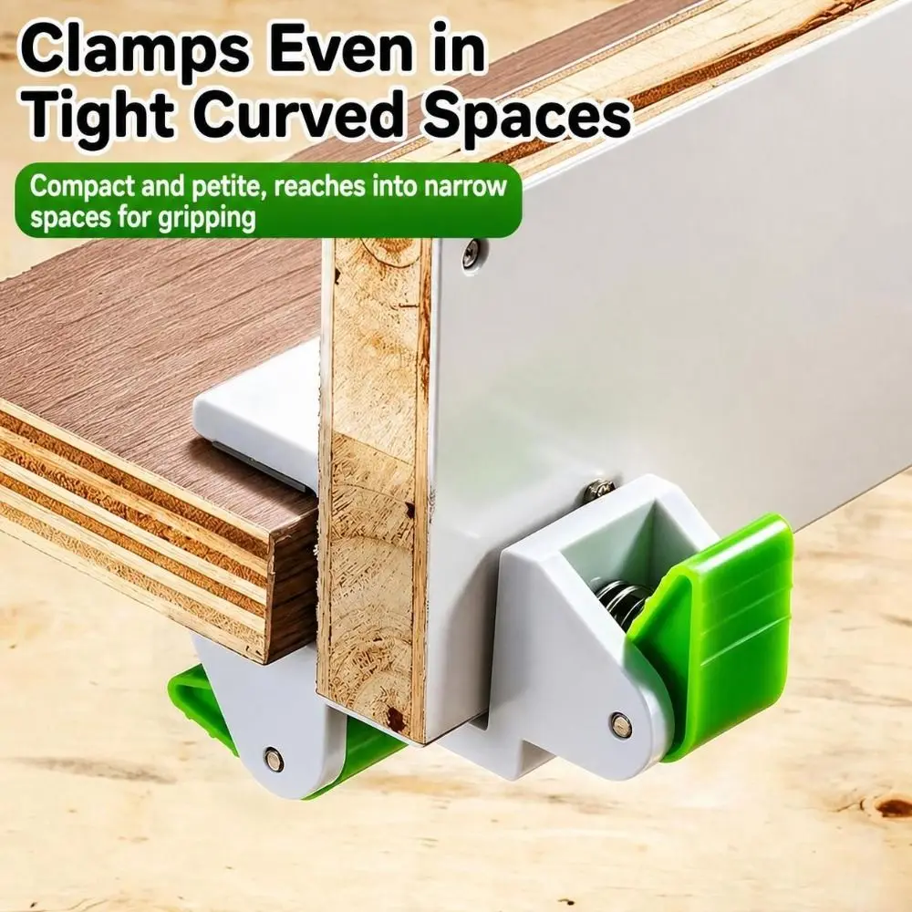 One-Touch Press Drawer Fixing Clip Adjustable Quick Installation Cabinet Trim Clamp Dual-Use Hands-Free Furniture Auxiliary Tool