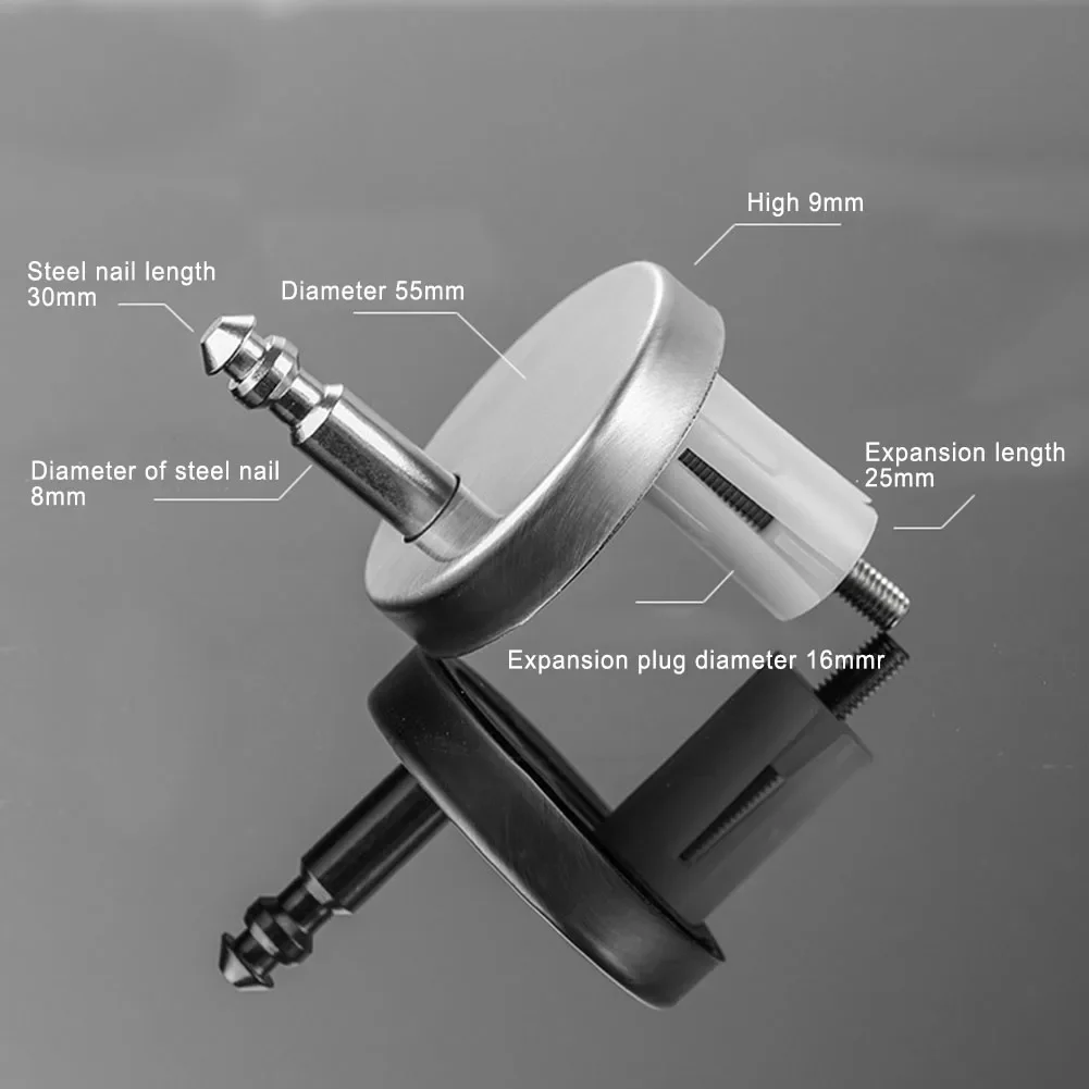 Toilet Seats Toilet Hinges Accessories Fixing Bolts Plumbing & Fixtures Stainless Steel Toilet Lid Hinge For Back-to-wall