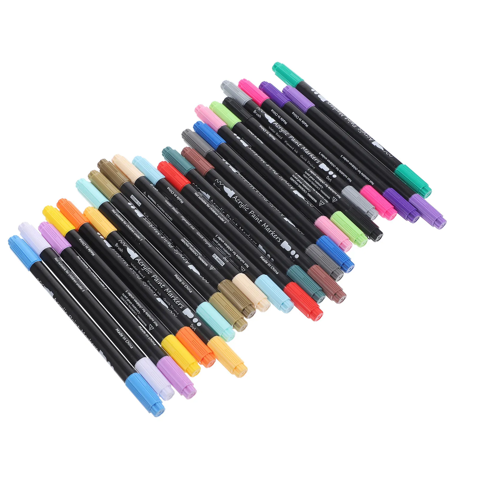 

1Set Double Head Acrylic Paint Markers Fast Drying Fine Tip Paint Pens for Drawing Writing Crafting Art Supplies for Adults