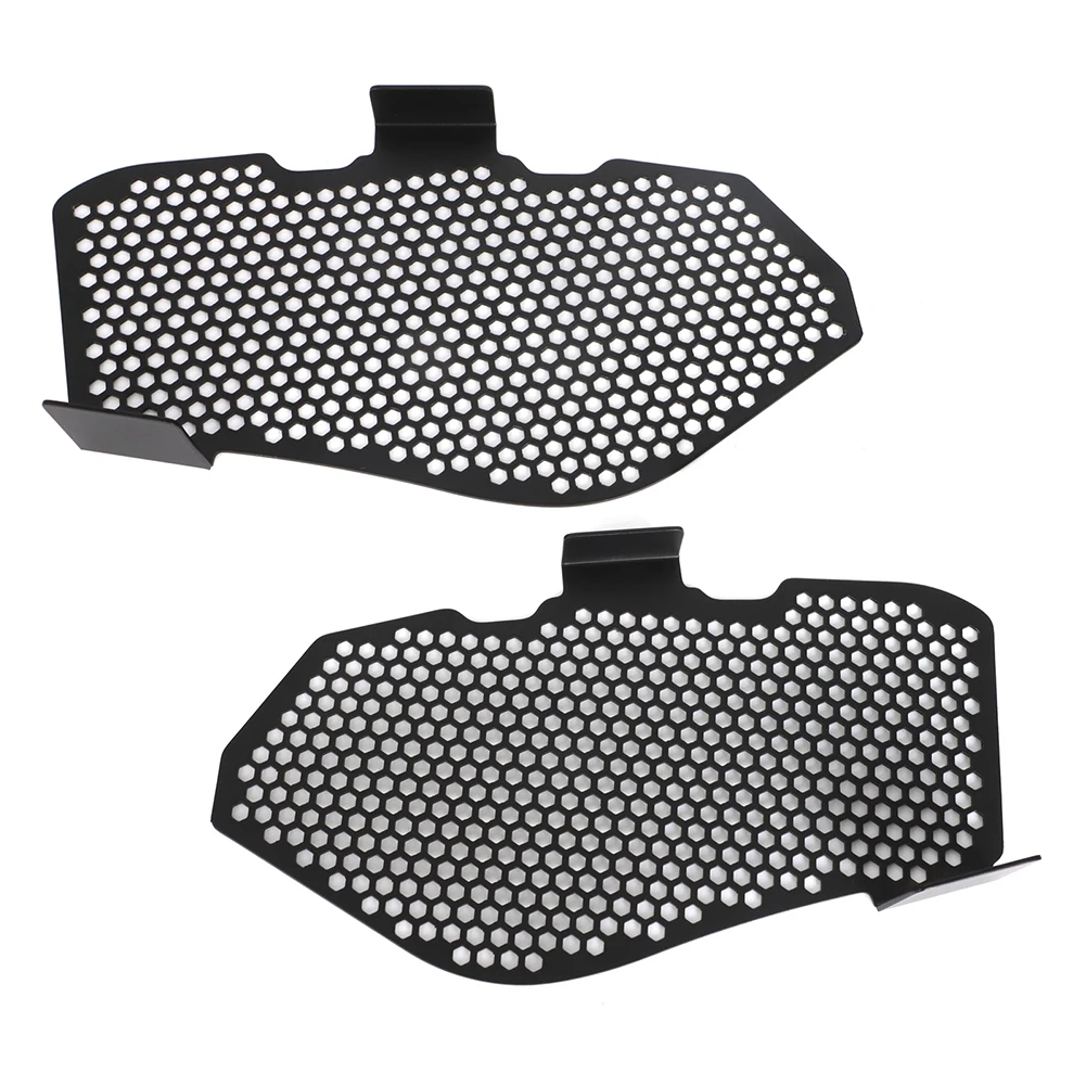 For Corvette C8 2020 2021 2022 2023 Aluminum Side Intake Mesh Grille Insert Guards Left + Right