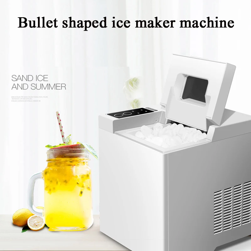 Ice Maker Countertop, Portable Ice Machine, Self-Cleaning Ice Makers With Basket And Scoop, 24 Cubes In 12 Mins, 26 lbs Per Day