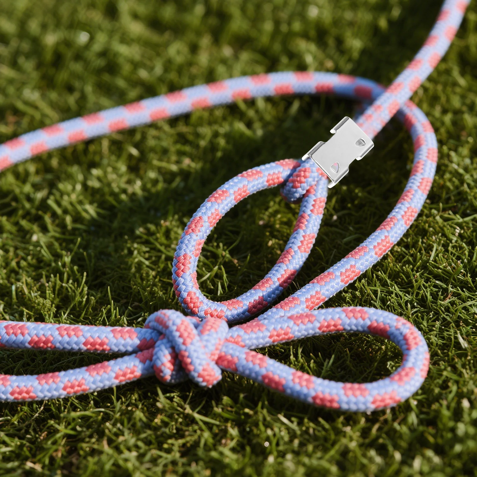 3 قطعة الثقيلة الحديد مزدوجة حبل المشابك تشديد مقاطع ل 14-16 مللي متر حبل الكلب المقاود الحصان يؤدي تسلق الإبحار استخدام #1