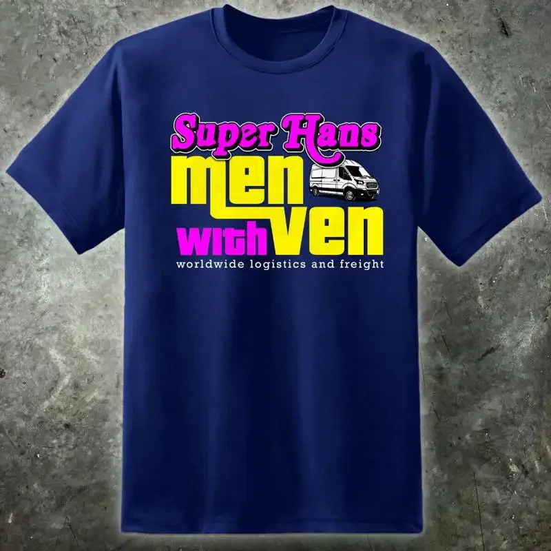 Peep Show Men With Ven T shirt Super Hans JLB Credit Jez Mark