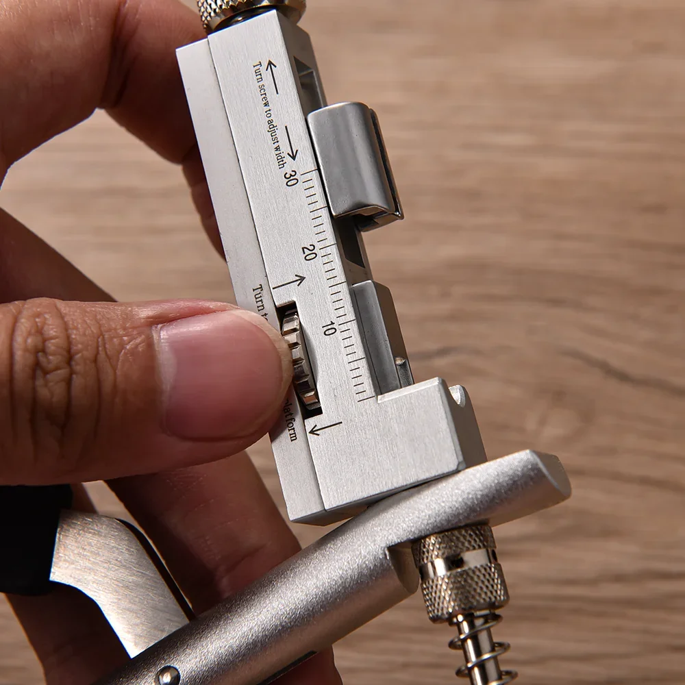 Профессиональный набор инструментов для пружинного стержня, ремешок для часов, плоскогубцы для снятия штифтов, набор для ремонта браслета с футляром для штифта для часовщика