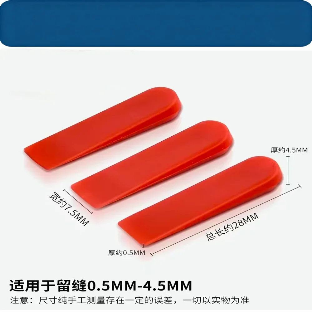 100pcs  Tile Ceramic Level Spacer Home Decoration  Filling Tiling Tool