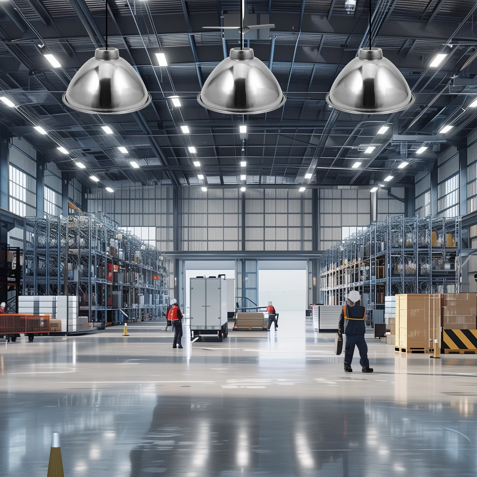 

Outdoor Waterproof 21cm Stainless Steel Pendant Light Shade for Factories Workshops Rainproof Lighting Guard Hanging Lamp Shade