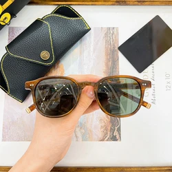 High Quality Round Sunglasses For Man Women Johnny Depp Lemtosh Polarized Vintage Acetate Sun Glasses Designer Brand ARTHUR