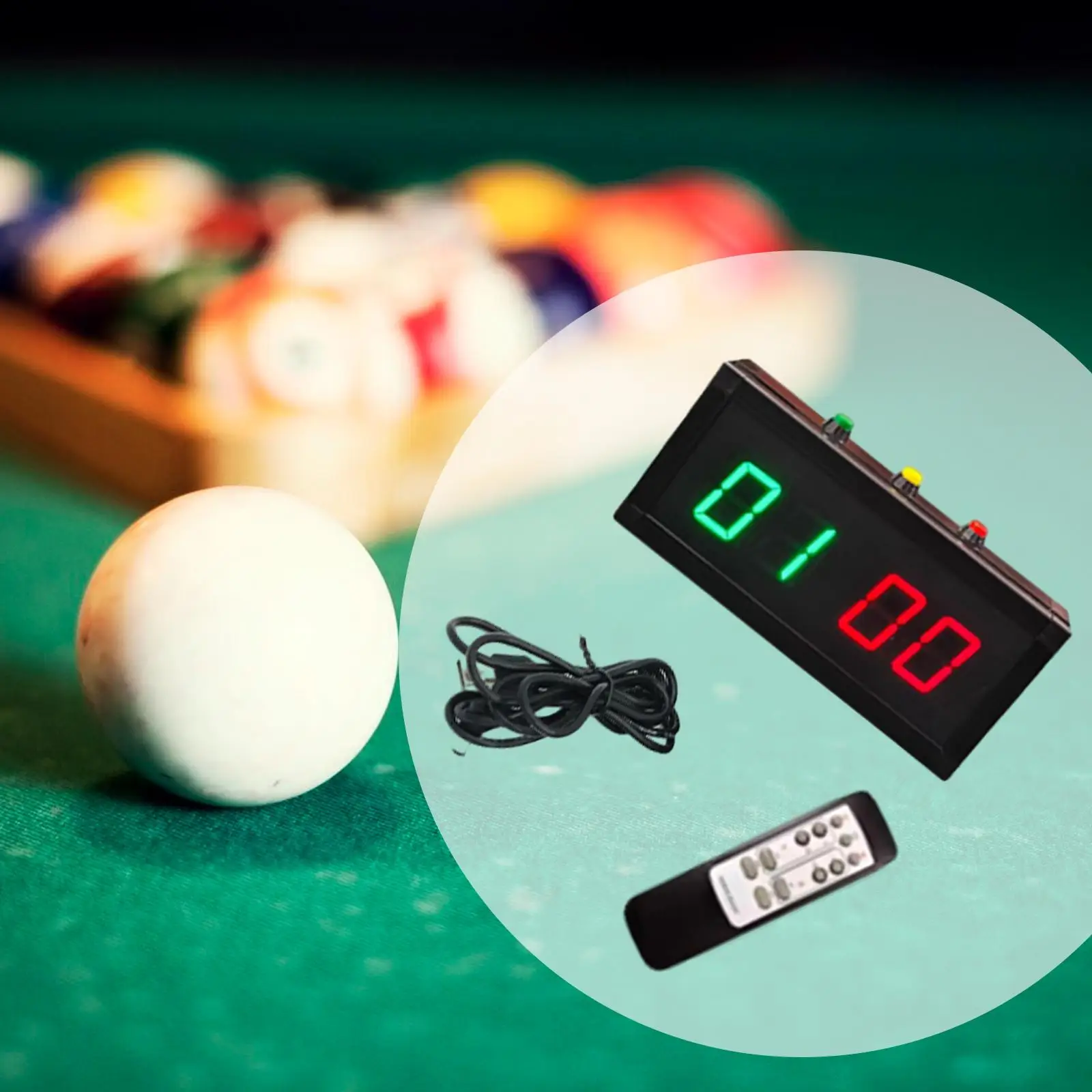 

Electronic Scoreboard with Remote Electronic Scorer for Badminton Volleyball