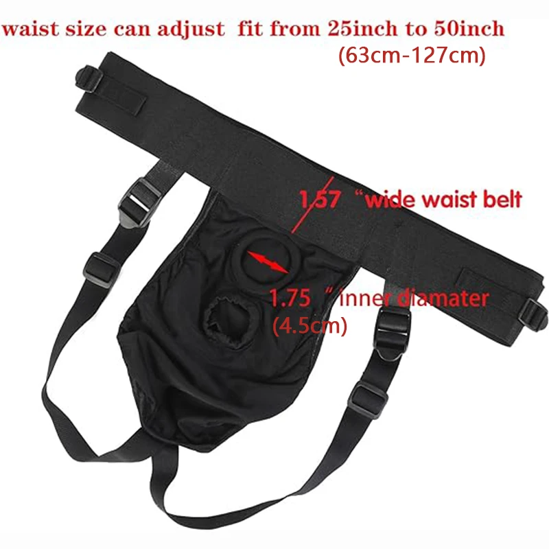 Plus Size Strap on Underwear Harness Strapon Boxers Harness Strapless with Harness Adjustable Belt for Men and Women