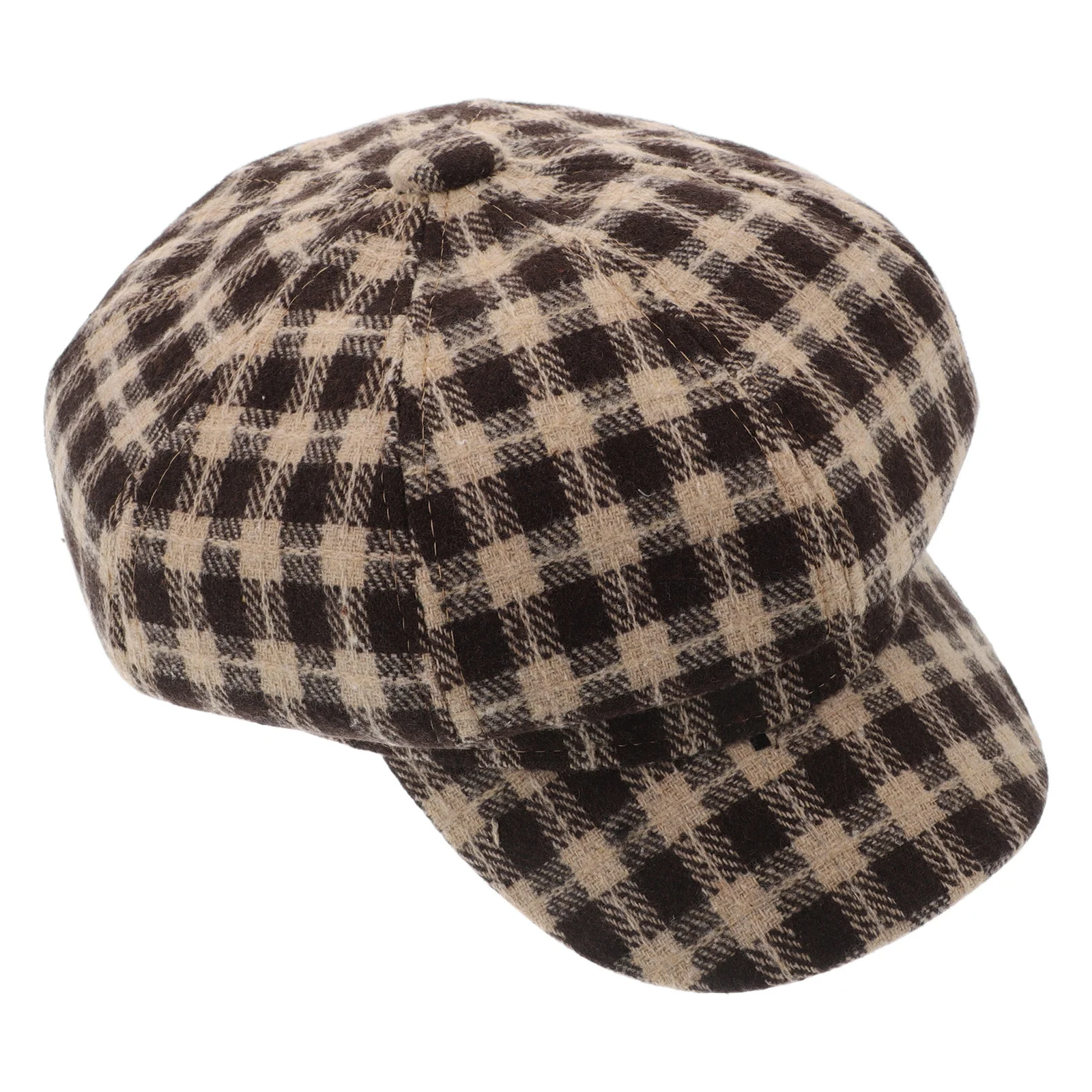

Vintage Cotton Cap Hat French Beret Beanie Adjustable Octagonal Newsboy Style For Artists French Hat Men Women