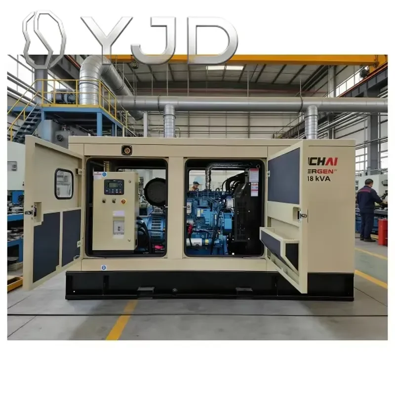 YJD Global Power 25KVA 20KW Diesel Generator Silent Electrogene Group 50/60Hz Brand Engine 220V/380V Standby Power ATS Remote