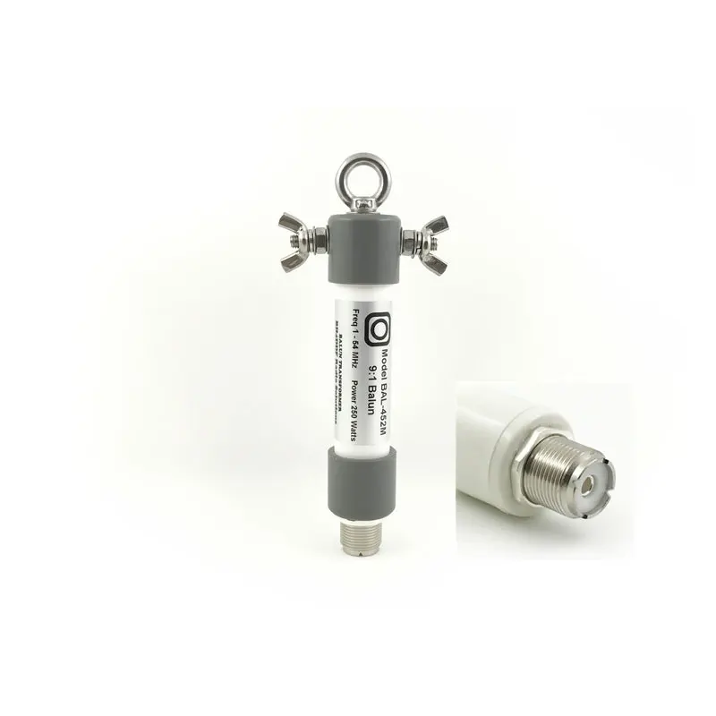 

BAL-452M/BAL-451 9:1 Мини-балун-трансформатор баланса с несбалансирующимся балансом для коротковолновой антенны с низкими потерями затухания для BH4DDF