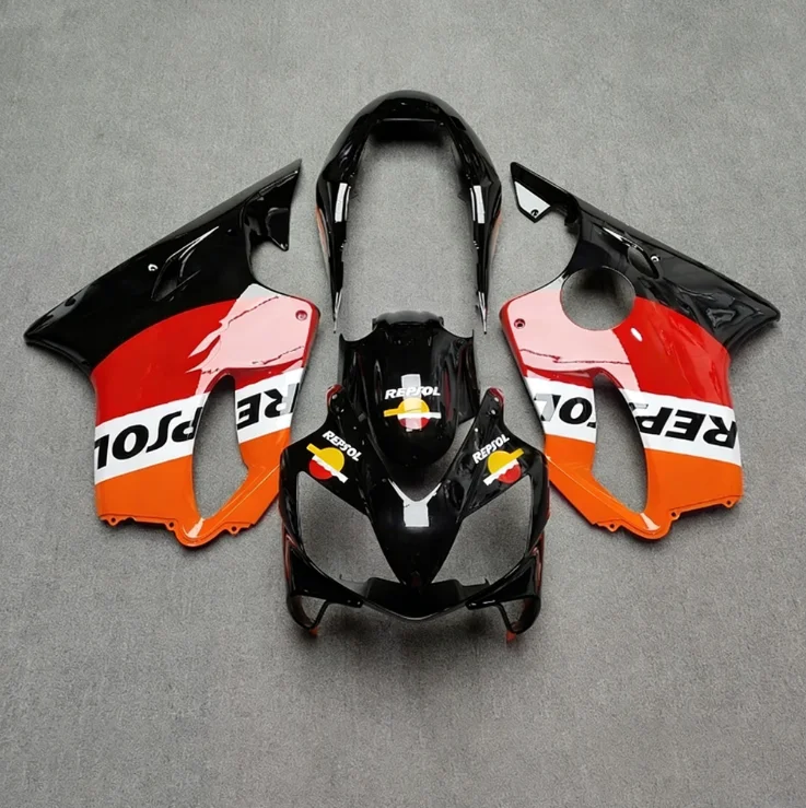 Suitable for Honda CBR600 F4i 2001, 2002, 2003 motorcycles. Complete set of radiator cover shell accessories. Customizable.