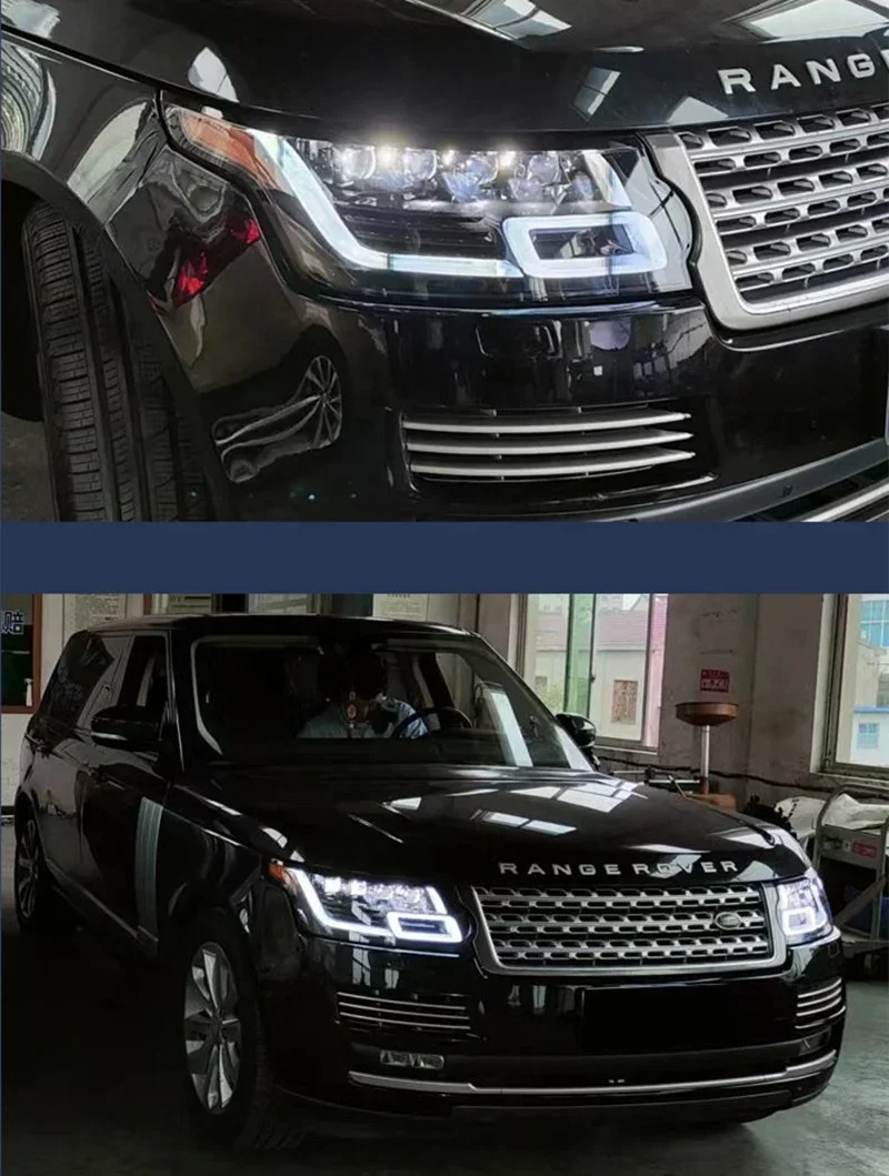 Light Emitting Diode Headlights 4 Lens Headlights Direct Upgrade Range Rover Fashion L405 2013 2014 2016 2017
