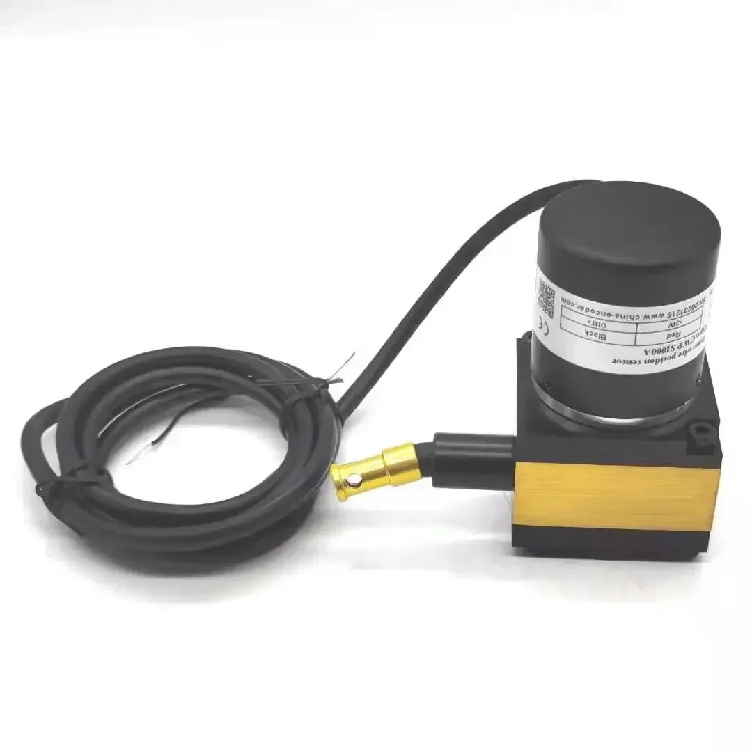

New In stockdraw wire encoder linear displacement position sensor 500/1000/1500/2000mm 4-20mA out put 0-5V 0-10V Potentiometer C