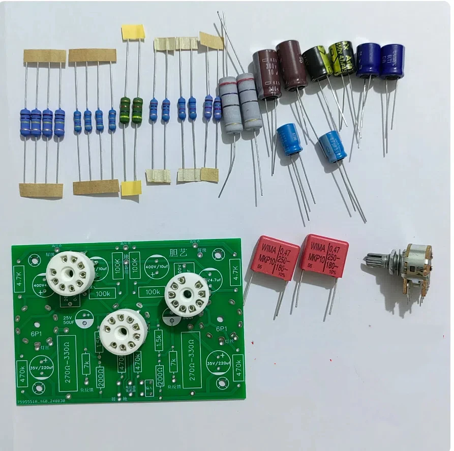 GHXAMP Kits Mini 6N2 Push-6P1 أجزاء لوحة مضخم صوت ثنائي القناة 3.5 وات + 3.5 وات (10 سم × 7 سم)