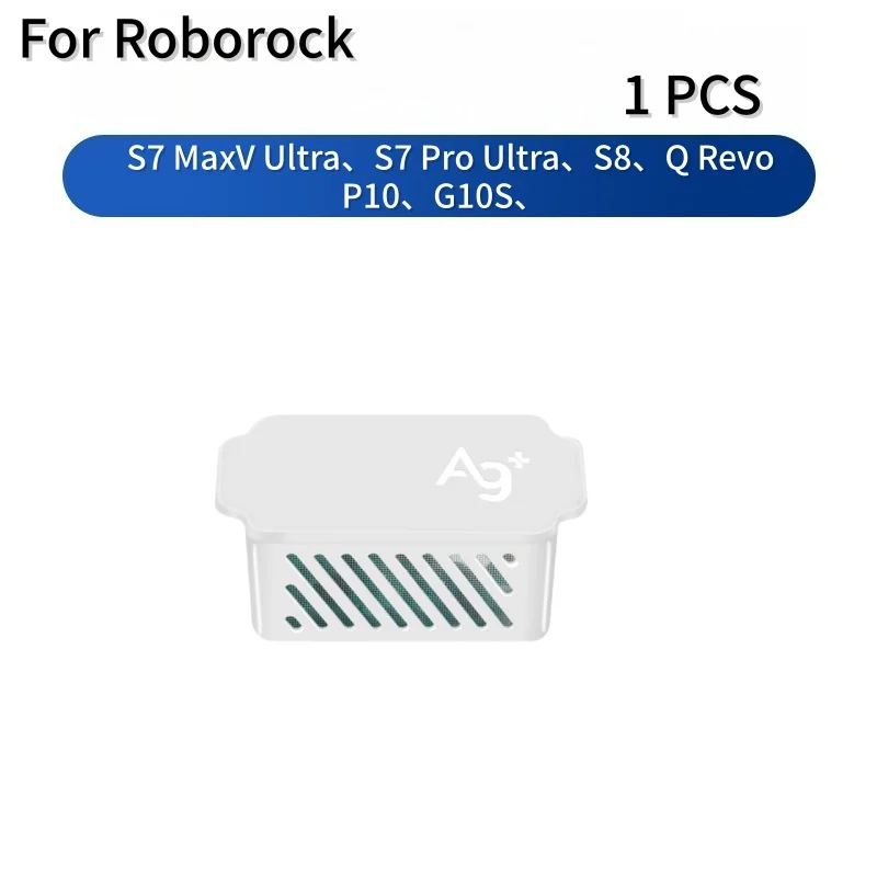 For Roborock S7 MaxV Ultra/S7 Pro Ultra/S8/Q Revo/P10/G10S Robot Vacuum Cleaner Accessories Silver Ion Bacteriostatic Module