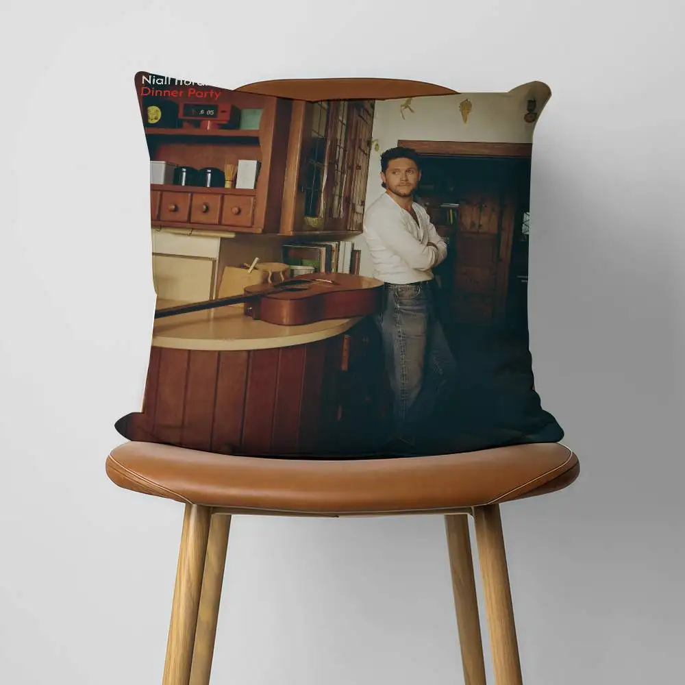 N-Niall H-Horan Dinner Party 30x30cm 45x45cm Pillow Case Decor Protective Covers Comfortable Soft For Sofa Living Room Home Offi 3