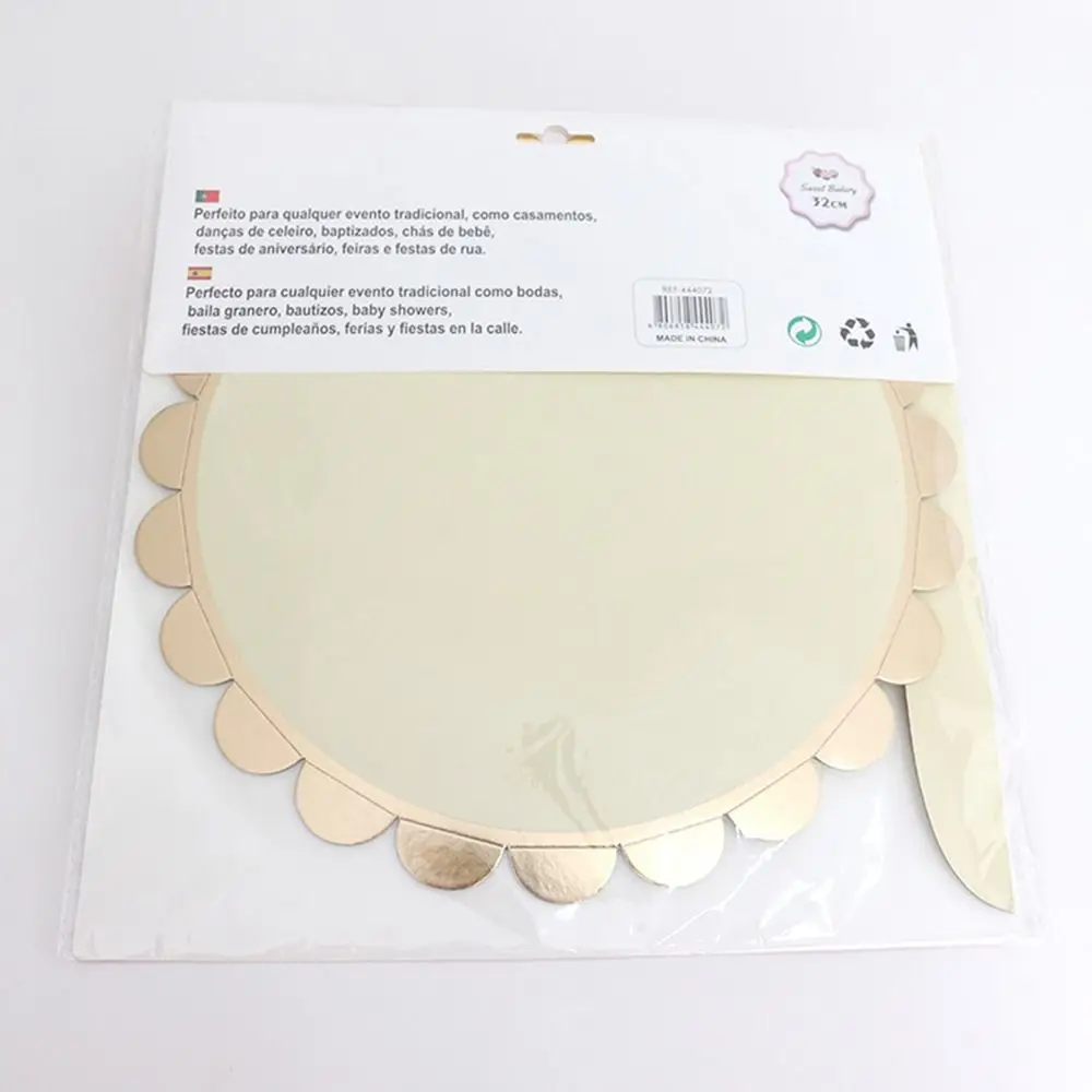 Creative Multicolor Cake Stand Round Flower Hot Stamping Cupcake Display Rack Disposable Paper Decorative Stand Party Supplies