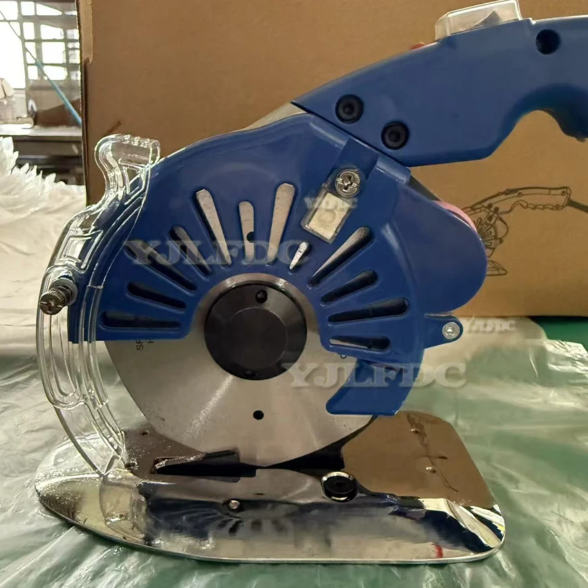 Rechargeable Electric round Scissors for Cutting Clothing Fabric Leather Thick Material Powered Cutting Machine 260W