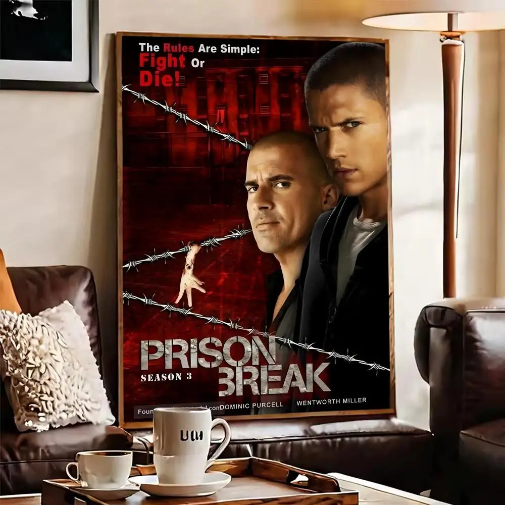 TV P-Prison Break Poster Perfect Space Sticker Self Adhesive for Office Home Theater Wall Art Decor Fancy Gift - view 5