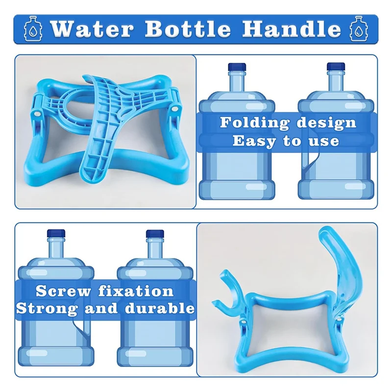 

A89X 5 Gallon Water Jug Holder, Water Dispenser Stand,Non-Slip Water Dispenser Countertop With 2 Dispenser Valves