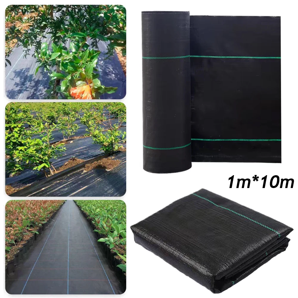 

PE Woven Weed Control Fabric for Plant Anti Grass Agricultural Mulch Cloth Greenhouse Outdoor Weeding Mat Water Permeable