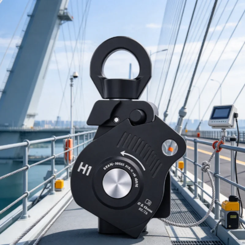 Automatic Rope Retracting & Paying-off Tool, Electric Assist Rope Winder for High-altitude Work & Rock Climbing Safety Rope