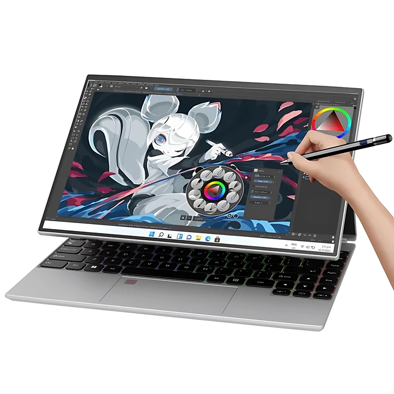 

Brand New HL140S 2 In 1 Laptop Tablet 14 Inch Touch Screen N95 16GB RAM 512GB 1TB SSD Notebook PC Laptop For Business Home