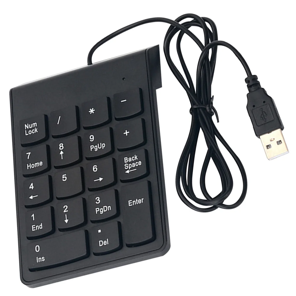 لوحة أرقام USB مكونة من 18 مفتاحًا ولوحة مفاتيح رقمية صغيرة محمولة للكمبيوتر المحمول ولوحة مفاتيح رقمية للوحة مفاتيح الكمبيوتر المحمول #6