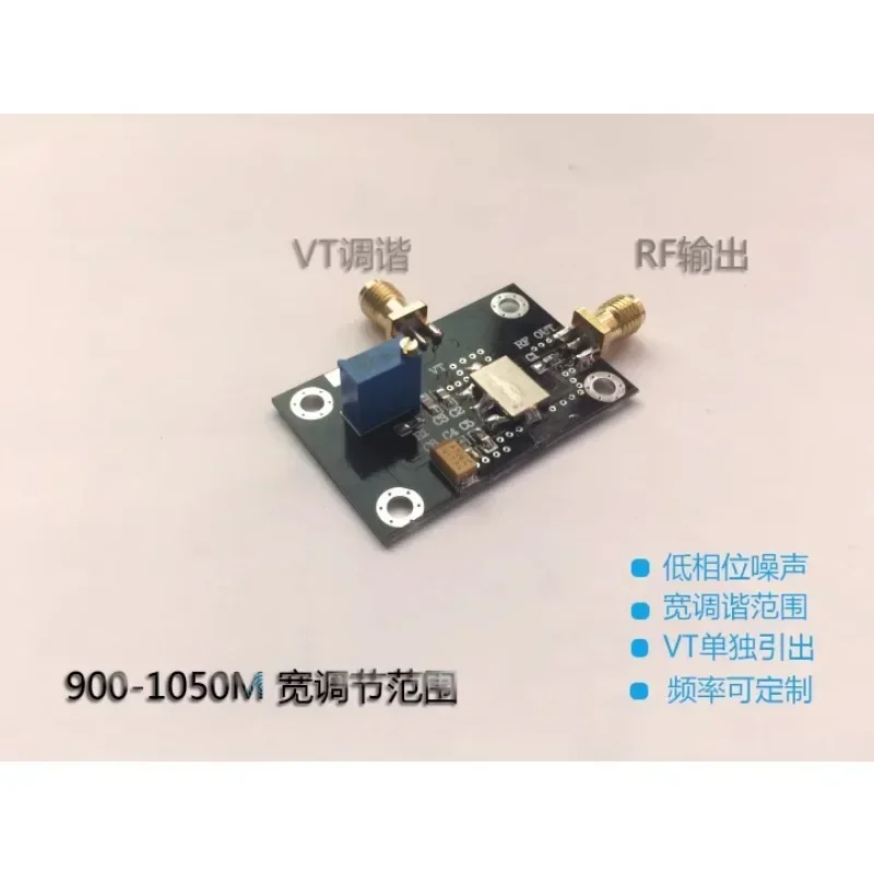 

900MHz - 1050MHz Adjustable 1GHz RF VCO Module RF point frequency signal source DIY accessory of Frequency sweep output,SMA