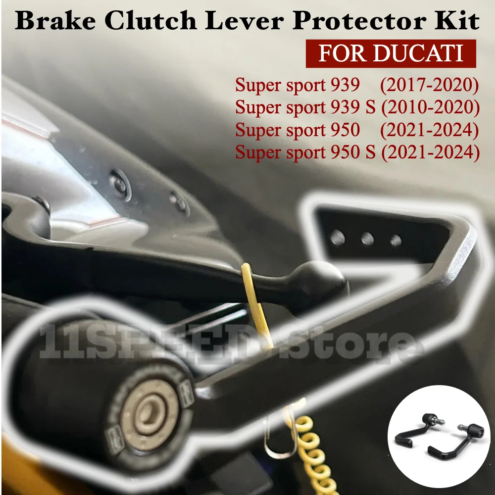 Motorcycle accessories Brake and Clutch Lever Protector Kit For Ducati Super sport 939 939S Super sport 950 950S 2017-2024