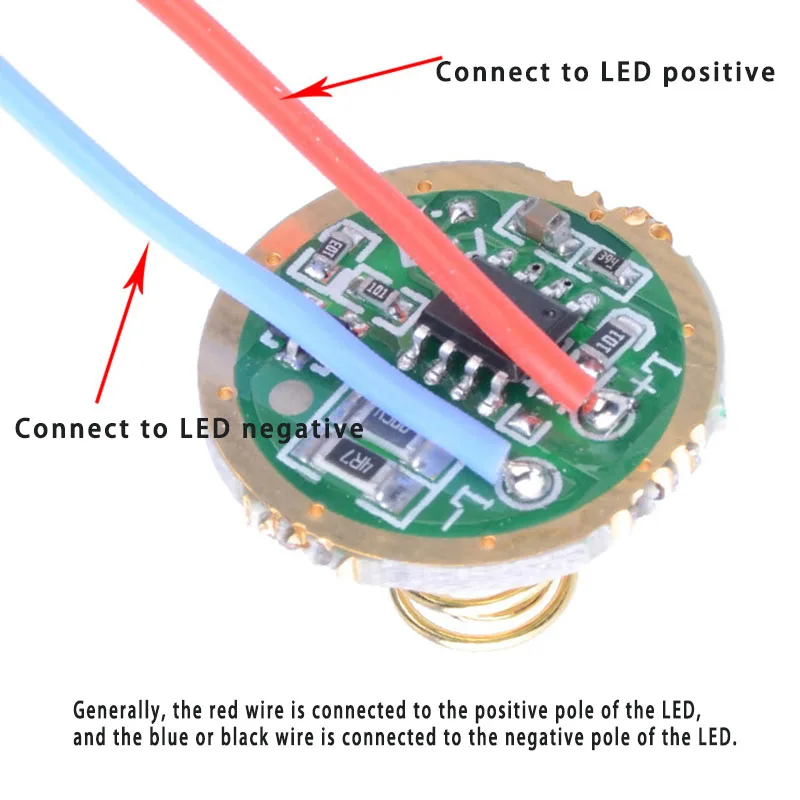 1 sztuk dalekiego zasięgu blask LED latarka akcesoria 20MM multi-gear niestandardowe 3-gwiazdkowe płyta sterownicza obwodu zębatego