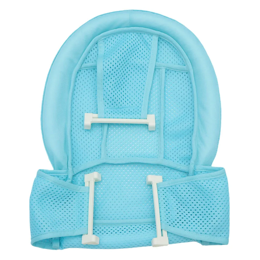 2 قطعة حمام الطفل دعم عدم الانزلاق شبكة قابل للتعديل وسادة مريحة الوليد طفل حوض الاستحمام سلامة الطفل حمام وسادة طفل حوض مقعد #6