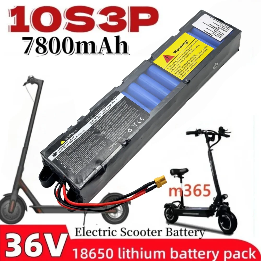 36V 7800mAh 10S3P speciality lithium battery pack used For Xiaomi Scooter M365 electric scooter