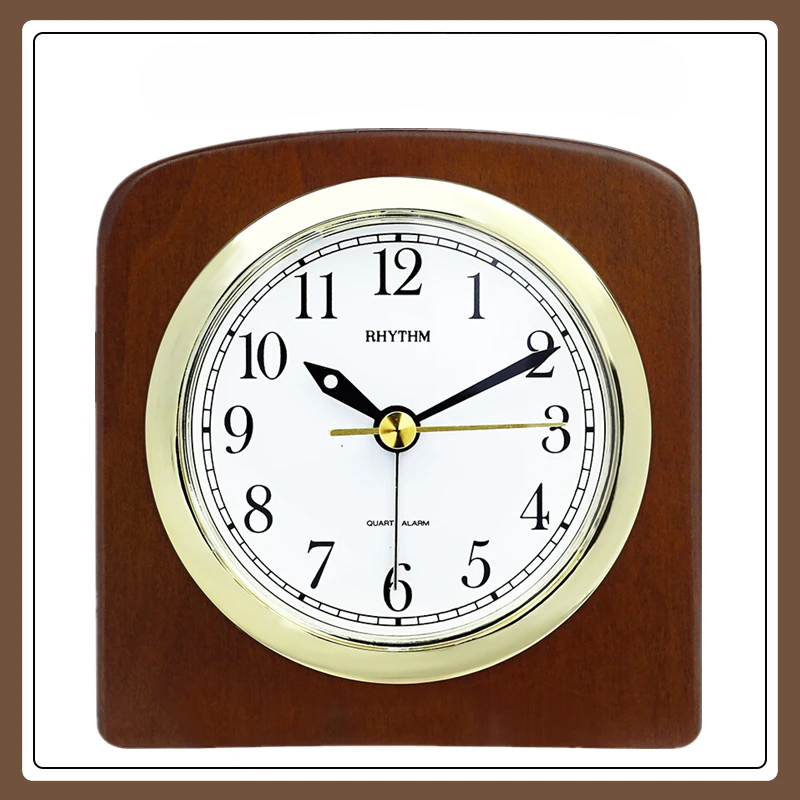 Classic Wooden Bedside Clock CRE205