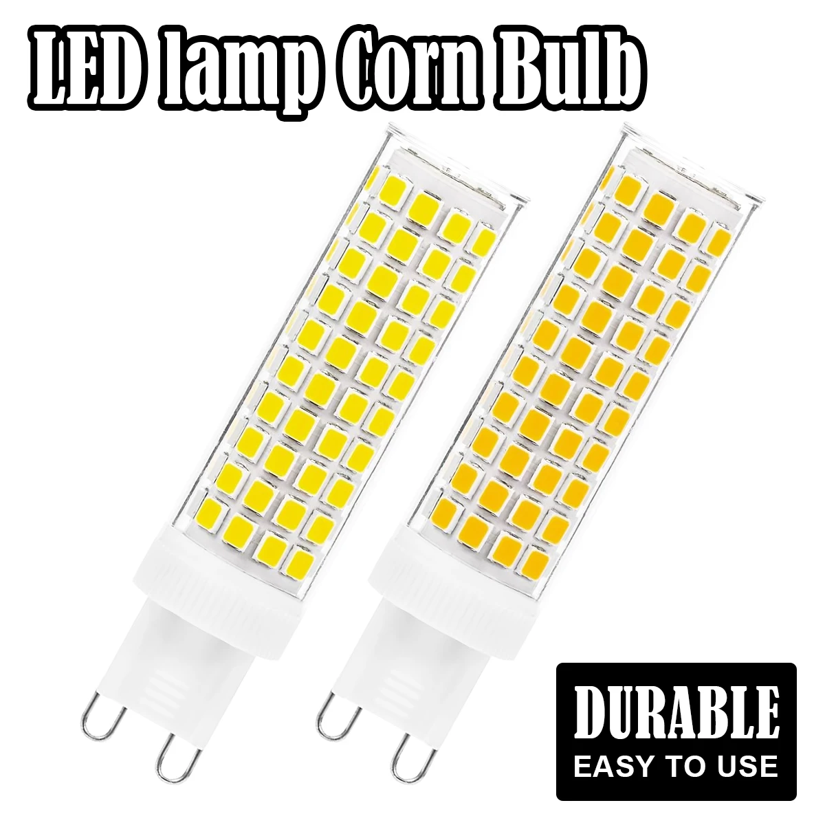 

G9 Светодиодная лампа AC100V-265V 18 Вт без мерцания 124LEDS SMD2835 Керамические люстры Освещение Замена 200 Вт для светодиодной лампы для гостиной