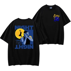 Basketball Super Star Stephen Curry Number30 Night Night T-shirt Men/Women Fans Gift Short Sleeve Tee Vintage Casual Shirts