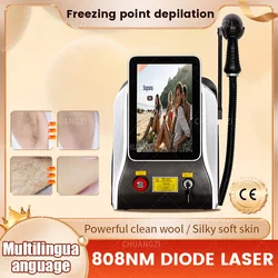 Laser a diodi 755 808 1064nm Multi lunghezze d'onda macchina per la depilazione testa di raffreddamento epilatore Laser indolore depilazione del corpo del viso