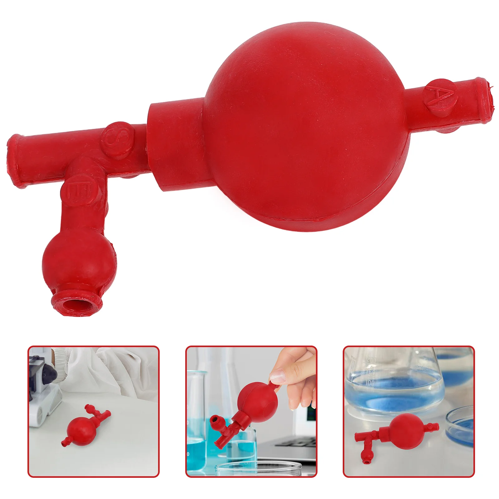

Pipette Bulb Lab Equipment Suction Kit Supplies Manual Filler Accessories Tool Labette Laboratory Valve