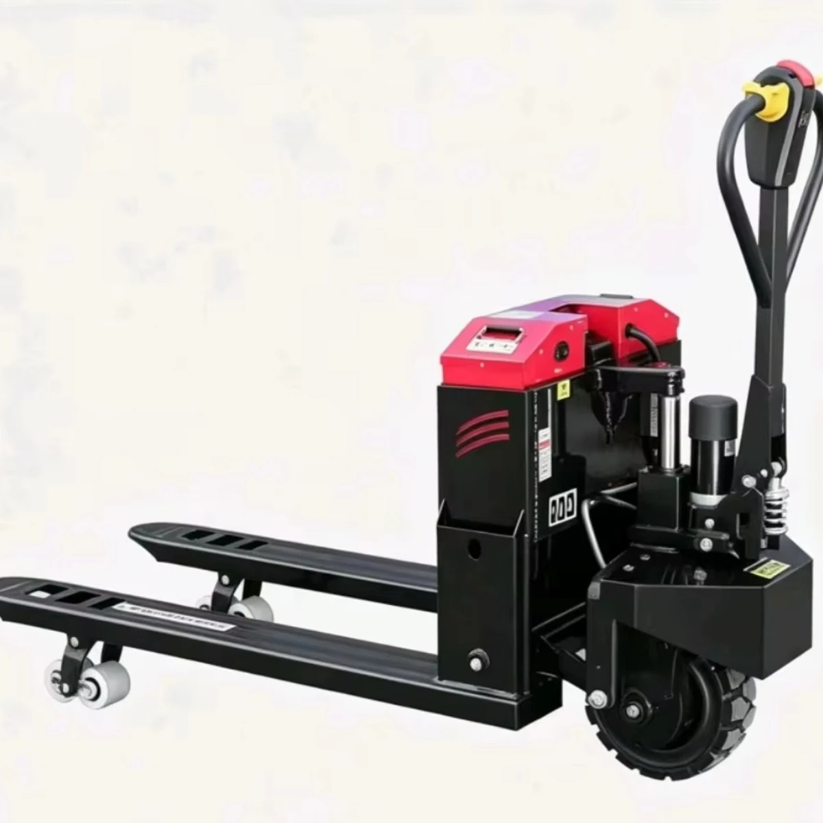 2T 3T Electric Pallet Truck With Pu Wheel Factory Price 550mm Fork Width Electric Pallet Truck Lithium Battery Forklift