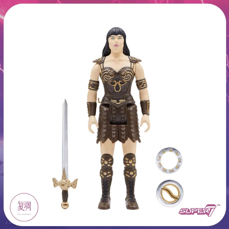 Super7 Xena Krieger Prinzessin Reaktion 3,75 Zoll Action figur Abenteuer Anime Spielzeug puppe Modell Weihnachts geschenk