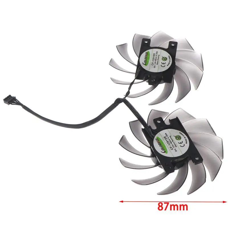 Neuer GPU-Lüfter 4PIN 87MM 4PIN CF-12915S für Inno3D Geforce RTX 2060 1660 Super Twin X2 Grafikkartenkühlung – Detail 8