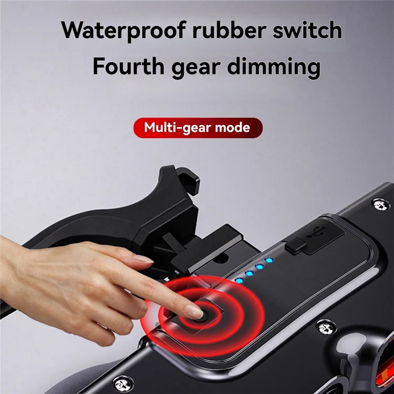 

ABVL-Intelligent Remote Control Bicycle Light Night Riding Warning Taillights Bike Intelligent Remote Control Turn Signal